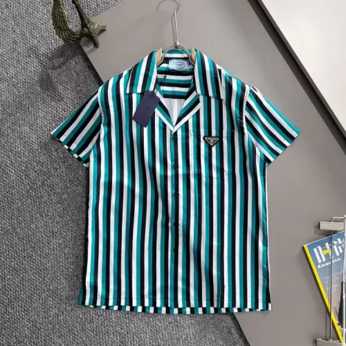 Wholesale Prada Shirts Short Sleeved For Men #1354510 $60.00 USD, Wholesale Quality Replica Prada Shirts