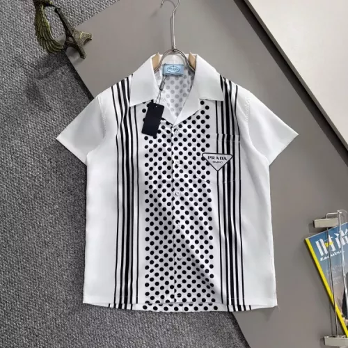 Wholesale Prada Shirts Short Sleeved For Men #1354511 $60.00 USD, Wholesale Quality Replica Prada Shirts