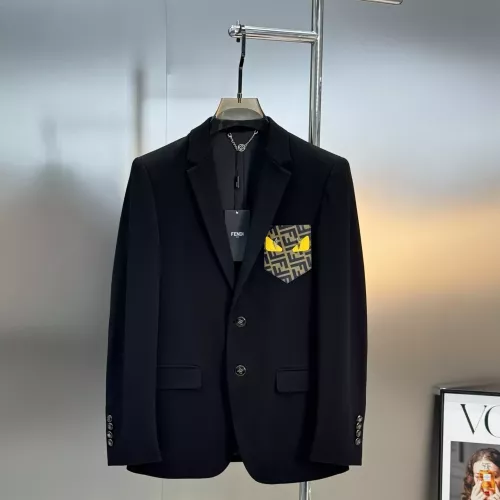 Wholesale Fendi Jackets Long Sleeved For Men #1354536 $125.00 USD, Wholesale Quality Replica Fendi Jackets