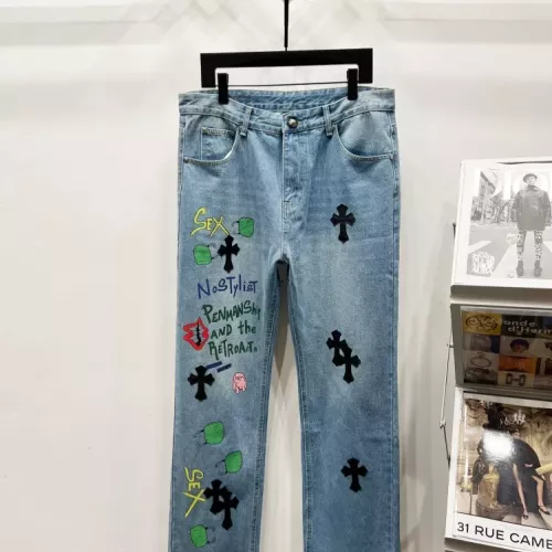 Wholesale Chrome Hearts Jeans For Unisex #1354590 $56.00 USD, Wholesale Quality Replica Chrome Hearts Jeans