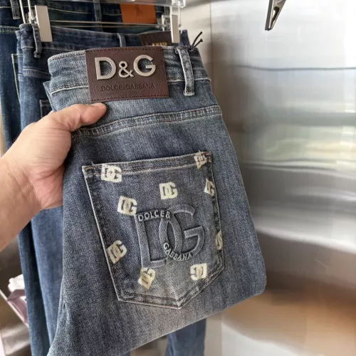 Wholesale Dolce &amp; Gabbana D&amp;G Jeans For Men #1354639 $98.00 USD, Wholesale Quality Replica Dolce &amp; Gabbana D&amp;G Jeans