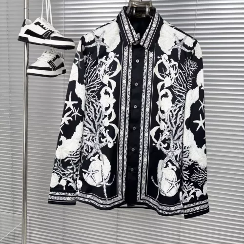 Wholesale Versace Shirts Long Sleeved For Men #1354810 $98.00 USD, Wholesale Quality Replica Versace Shirts