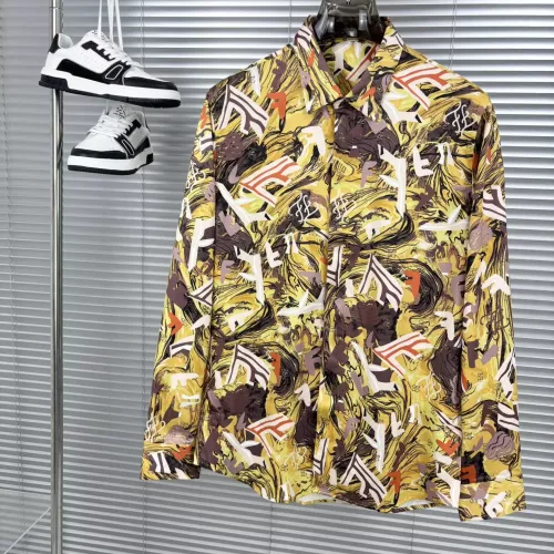 Wholesale Fendi Shirts Long Sleeved For Men #1354813 $98.00 USD, Wholesale Quality Replica Fendi Shirts