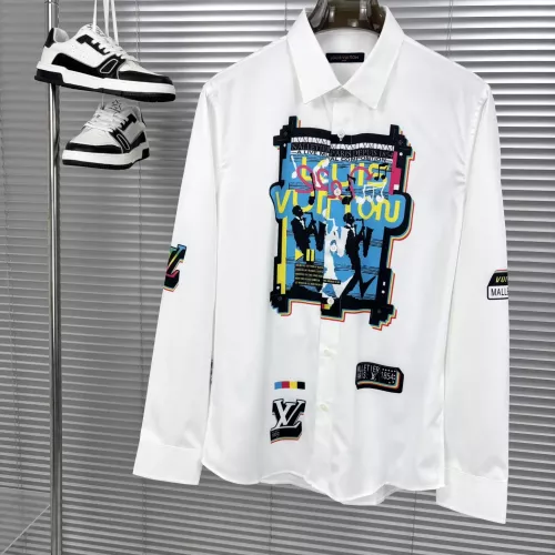 Wholesale Louis Vuitton LV Shirts Long Sleeved For Men #1354815 $98.00 USD, Wholesale Quality Replica Louis Vuitton LV Shirts