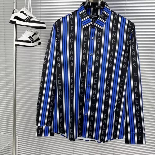 Wholesale Balenciaga Shirts Long Sleeved For Men #1354830 $98.00 USD, Wholesale Quality Replica Balenciaga Shirts