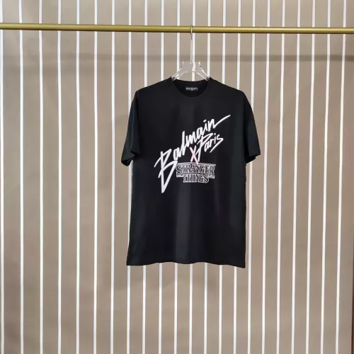 Wholesale Balmain T-Shirts Short Sleeved For Unisex #1354894 $32.00 USD, Wholesale Quality Replica Balmain T-Shirts