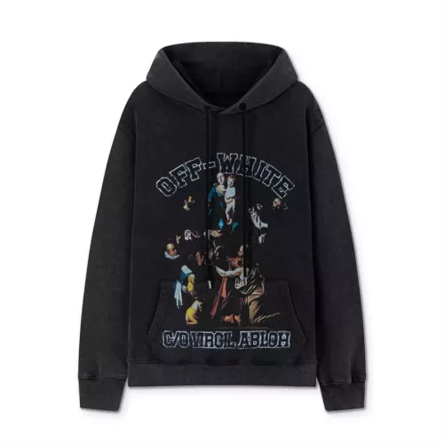 Wholesale Off-White Hoodies Long Sleeved For Unisex #1355004 $60.00 USD, Wholesale Quality Replica Off-White Hoodies