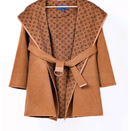 Replica Louis Vuitton LV Coat Long Sleeved For Women #1355027 $390.08 USD for Wholesale
