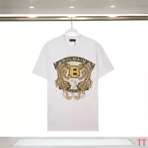 Wholesale Balmain T-Shirts Short Sleeved For Unisex #1355030 $32.00 USD, Wholesale Quality Replica Balmain T-Shirts