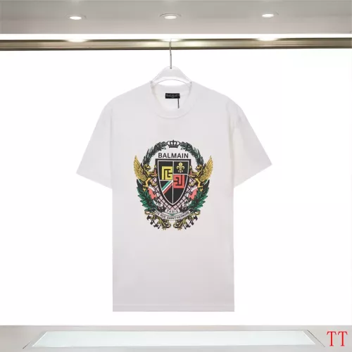 Wholesale Balmain T-Shirts Short Sleeved For Unisex #1355034 $32.00 USD, Wholesale Quality Replica Balmain T-Shirts