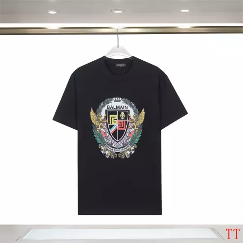 Wholesale Balmain T-Shirts Short Sleeved For Unisex #1355035 $32.00 USD, Wholesale Quality Replica Balmain T-Shirts
