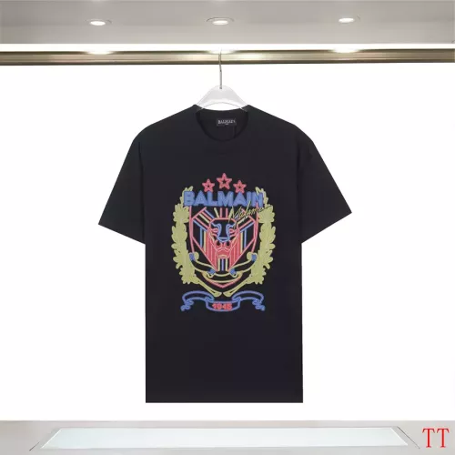 Wholesale Balmain T-Shirts Short Sleeved For Unisex #1355037 $32.00 USD, Wholesale Quality Replica Balmain T-Shirts