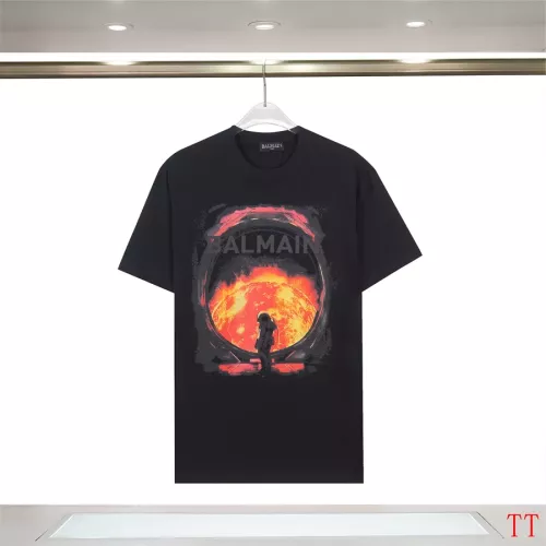 Wholesale Balmain T-Shirts Short Sleeved For Unisex #1355042 $32.00 USD, Wholesale Quality Replica Balmain T-Shirts