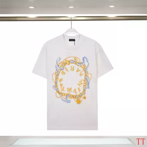 Wholesale Balmain T-Shirts Short Sleeved For Unisex #1355043 $32.00 USD, Wholesale Quality Replica Balmain T-Shirts
