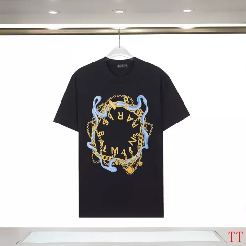 Wholesale Balmain T-Shirts Short Sleeved For Unisex #1355044 $32.00 USD, Wholesale Quality Replica Balmain T-Shirts
