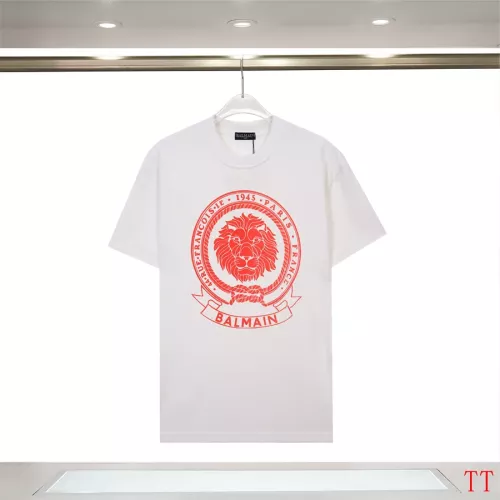 Wholesale Balmain T-Shirts Short Sleeved For Unisex #1355045 $32.00 USD, Wholesale Quality Replica Balmain T-Shirts