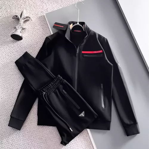 Wholesale Prada Tracksuits Long Sleeved For Men #1355208 $96.00 USD, Wholesale Quality Replica Prada Tracksuits