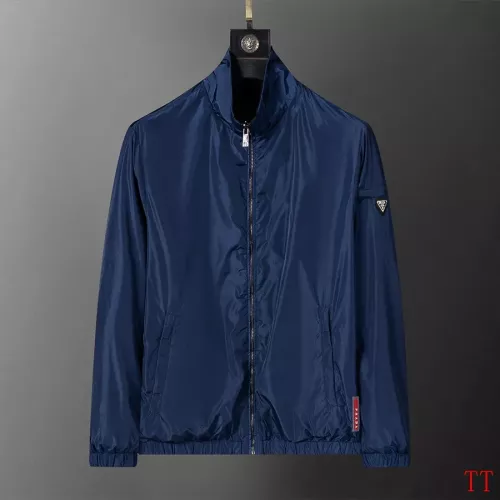 Wholesale Prada Jackets Long Sleeved For Men #1355233 $64.00 USD, Wholesale Quality Replica Prada Jackets