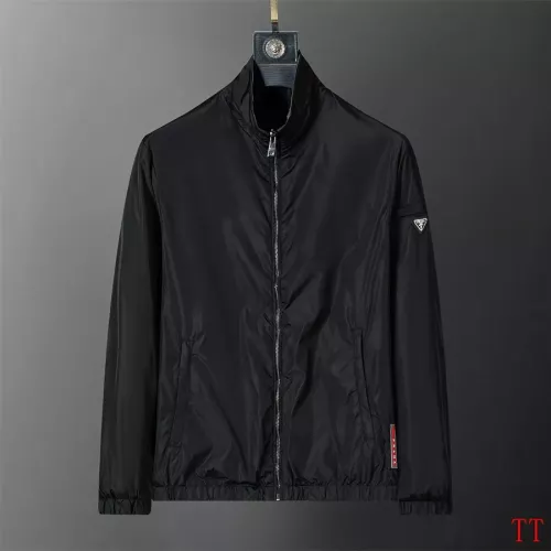 Wholesale Prada Jackets Long Sleeved For Men #1355235 $64.00 USD, Wholesale Quality Replica Prada Jackets