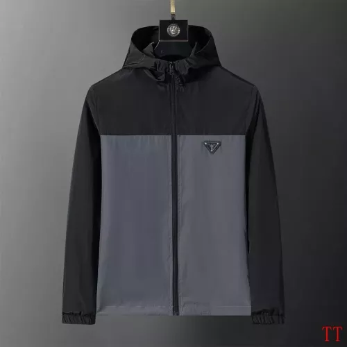 Wholesale Prada Jackets Long Sleeved For Men #1355242 $64.00 USD, Wholesale Quality Replica Prada Jackets