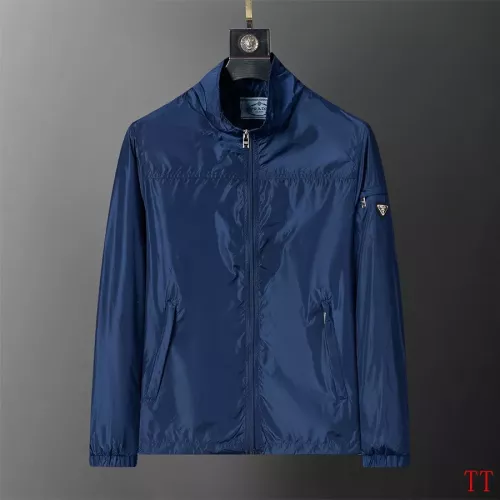 Wholesale Prada Jackets Long Sleeved For Men #1355248 $64.00 USD, Wholesale Quality Replica Prada Jackets