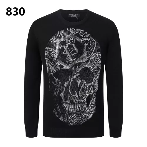 Wholesale Philipp Plein PP Sweaters Long Sleeved For Men #1355313 $42.00 USD, Wholesale Quality Replica Philipp Plein PP Sweaters