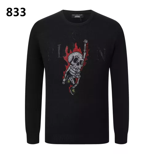 Wholesale Philipp Plein PP Sweaters Long Sleeved For Men #1355314 $42.00 USD, Wholesale Quality Replica Philipp Plein PP Sweaters
