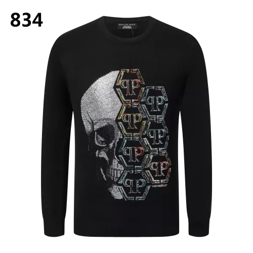 Wholesale Philipp Plein PP Sweaters Long Sleeved For Men #1355319 $42.00 USD, Wholesale Quality Replica Philipp Plein PP Sweaters
