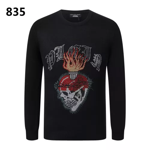 Wholesale Philipp Plein PP Sweaters Long Sleeved For Men #1355321 $42.00 USD, Wholesale Quality Replica Philipp Plein PP Sweaters
