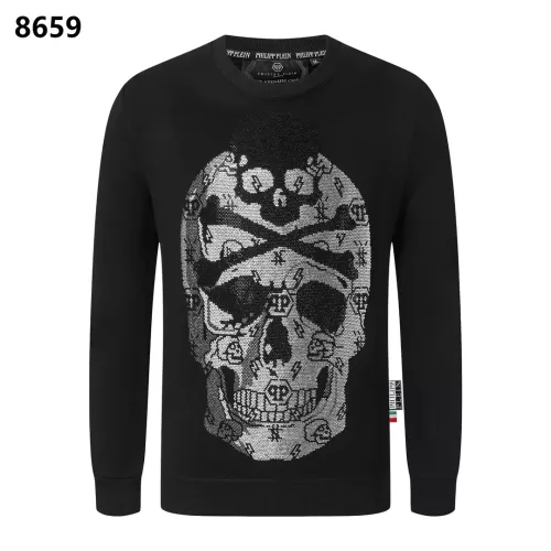 Wholesale Philipp Plein PP Hoodies Long Sleeved For Men #1355329 $42.00 USD, Wholesale Quality Replica Philipp Plein PP Hoodies