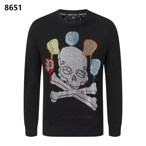 Wholesale Philipp Plein PP Hoodies Long Sleeved For Men #1355330 $42.00 USD, Wholesale Quality Replica Philipp Plein PP Hoodies
