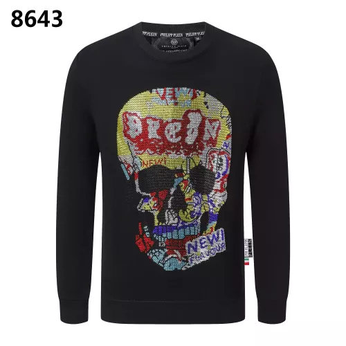 Wholesale Philipp Plein PP Hoodies Long Sleeved For Men #1355335 $42.00 USD, Wholesale Quality Replica Philipp Plein PP Hoodies
