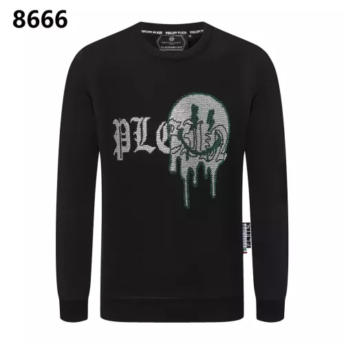 Wholesale Philipp Plein PP Hoodies Long Sleeved For Men #1355357 $42.00 USD, Wholesale Quality Replica Philipp Plein PP Hoodies