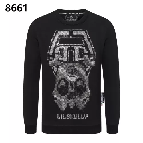 Wholesale Philipp Plein PP Hoodies Long Sleeved For Men #1355358 $42.00 USD, Wholesale Quality Replica Philipp Plein PP Hoodies