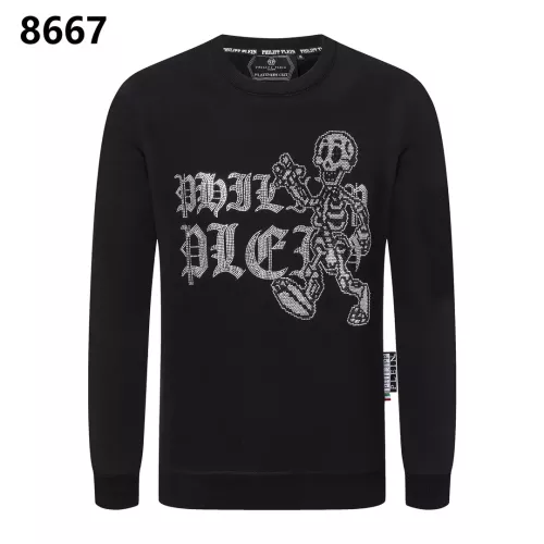 Wholesale Philipp Plein PP Hoodies Long Sleeved For Men #1355361 $42.00 USD, Wholesale Quality Replica Philipp Plein PP Hoodies