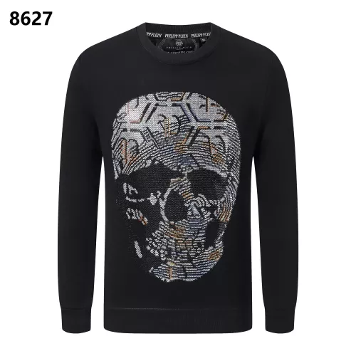 Wholesale Philipp Plein PP Hoodies Long Sleeved For Men #1355368 $42.00 USD, Wholesale Quality Replica Philipp Plein PP Hoodies