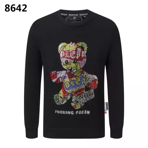 Wholesale Philipp Plein PP Hoodies Long Sleeved For Men #1355377 $42.00 USD, Wholesale Quality Replica Philipp Plein PP Hoodies