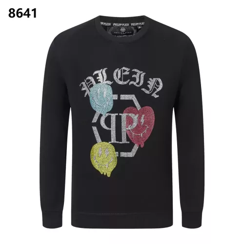 Wholesale Philipp Plein PP Hoodies Long Sleeved For Men #1355379 $42.00 USD, Wholesale Quality Replica Philipp Plein PP Hoodies