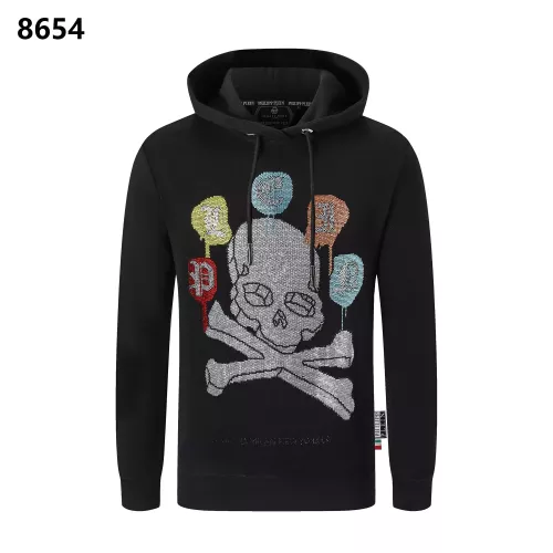 Wholesale Philipp Plein PP Hoodies Long Sleeved For Men #1355414 $45.00 USD, Wholesale Quality Replica Philipp Plein PP Hoodies