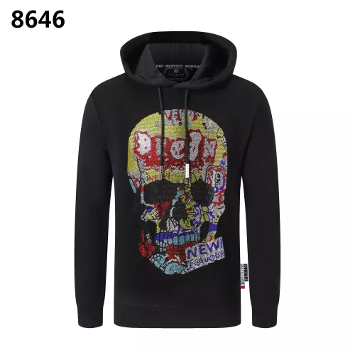 Wholesale Philipp Plein PP Hoodies Long Sleeved For Men #1355415 $45.00 USD, Wholesale Quality Replica Philipp Plein PP Hoodies