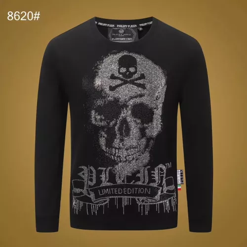 Wholesale Philipp Plein PP Hoodies Long Sleeved For Men #1355417 $42.00 USD, Wholesale Quality Replica Philipp Plein PP Hoodies