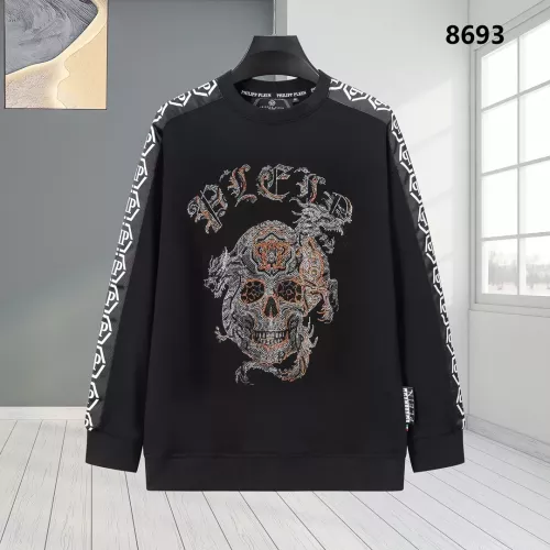 Wholesale Philipp Plein PP Hoodies Long Sleeved For Men #1355420 $45.00 USD, Wholesale Quality Replica Philipp Plein PP Hoodies