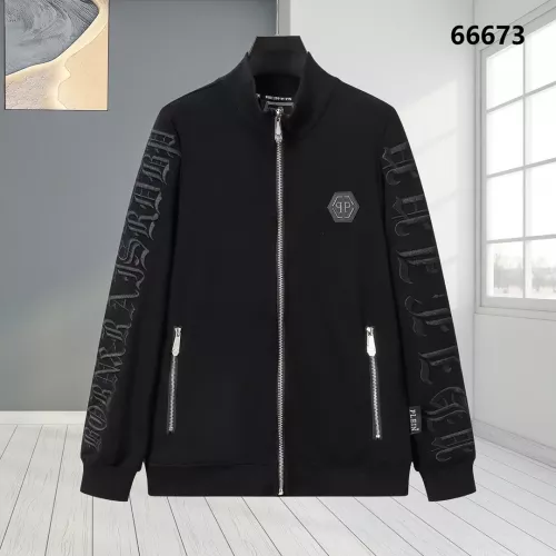 Wholesale Philipp Plein PP Jackets Long Sleeved For Men #1355463 $64.00 USD, Wholesale Quality Replica Philipp Plein PP Jackets