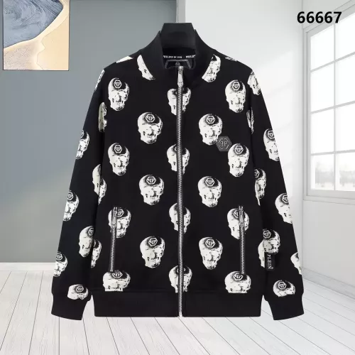 Wholesale Philipp Plein PP Jackets Long Sleeved For Men #1355480 $64.00 USD, Wholesale Quality Replica Philipp Plein PP Jackets