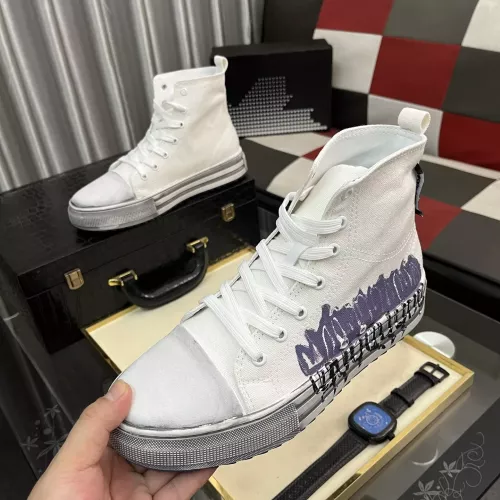 Wholesale Dsquared High Tops Shoes For Men #1355559 $85.00 USD, Wholesale Quality Replica Dsquared High Tops Shoes
