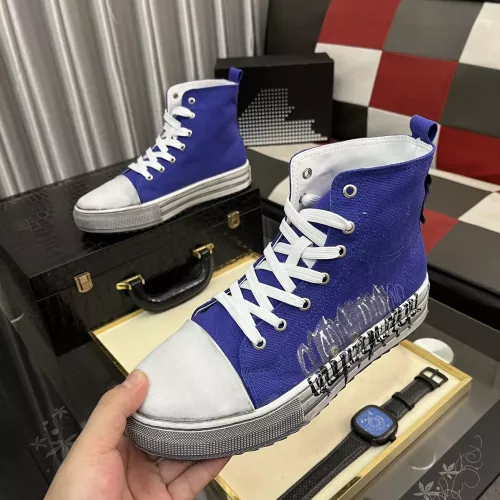 Wholesale Dsquared High Tops Shoes For Men #1355566 $85.00 USD, Wholesale Quality Replica Dsquared High Tops Shoes