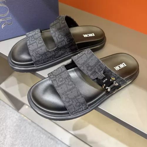 Wholesale Christian Dior Slippers For Men #1355668 $56.00 USD, Wholesale Quality Replica Christian Dior Slippers