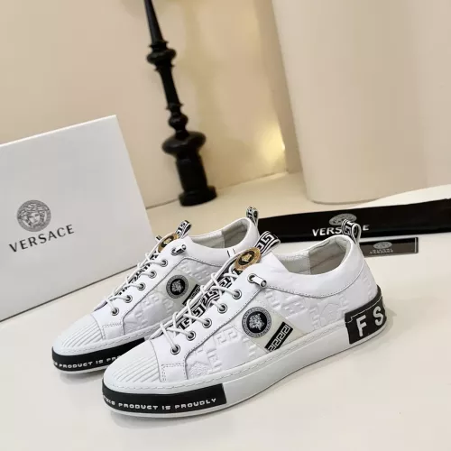Wholesale Versace Casual Shoes For Men #1355743 $76.00 USD, Wholesale Quality Replica Versace Casual Shoes