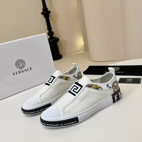 Wholesale Versace Casual Shoes For Men #1355748 $76.00 USD, Wholesale Quality Replica Versace Casual Shoes
