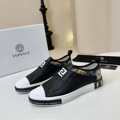 Wholesale Versace Casual Shoes For Men #1355749 $76.00 USD, Wholesale Quality Replica Versace Casual Shoes